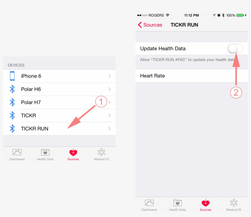 Tap On The Heart Rate Monitor That You Would Like To - Pair Heart Rate Monitor With Iphone, transparent png