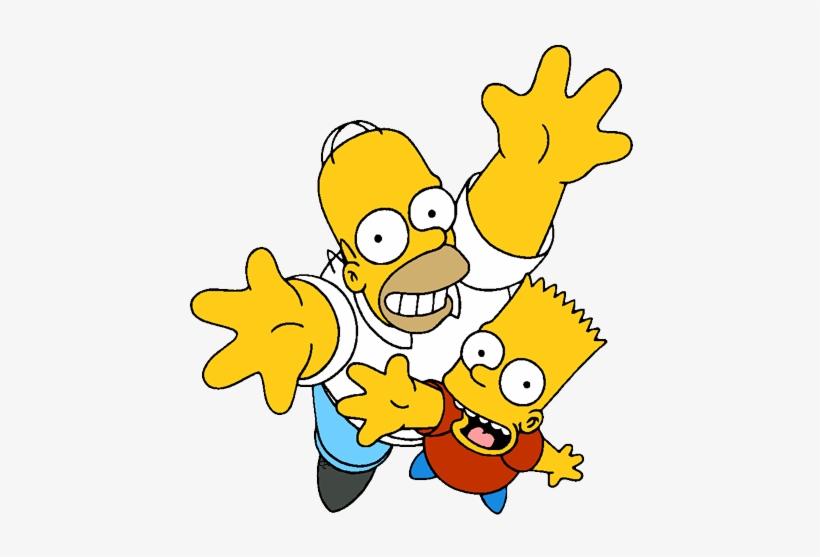 Simpson Family Simpson Family Homer, - Bart Simpson, transparent png