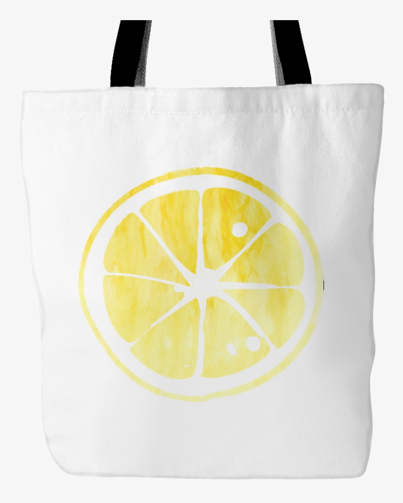 Lemon, Orange Or Lime Slice Design On 18"x18" Lined - Tote Bag, transparent png