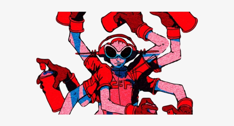 Just Like Bart - Jet Set Radio Future Art, transparent png