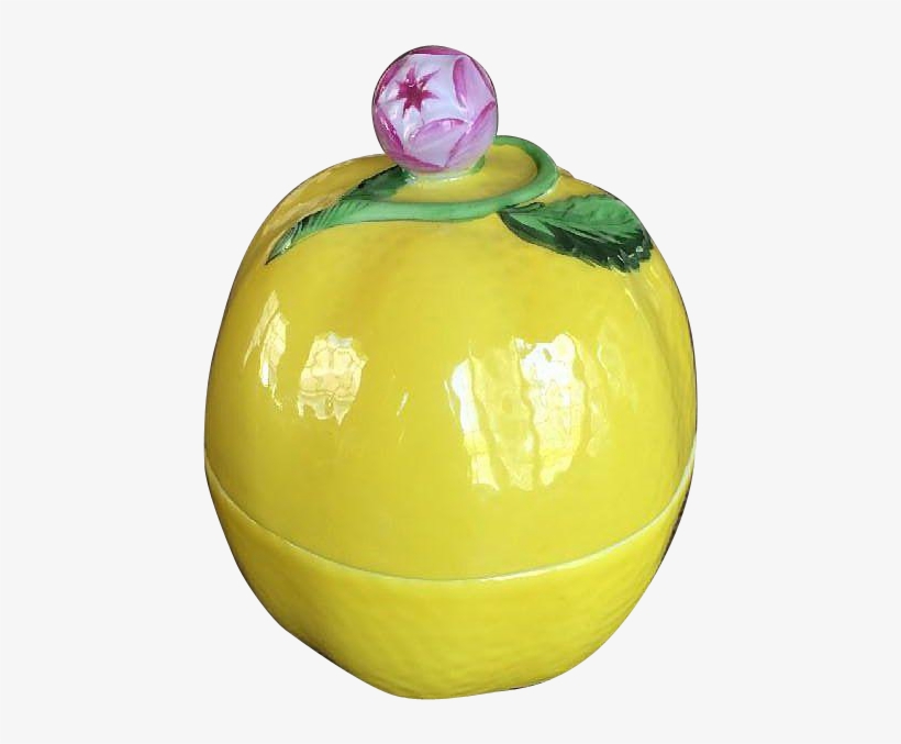 Herend Lemon Trinket Box - Fruit, transparent png