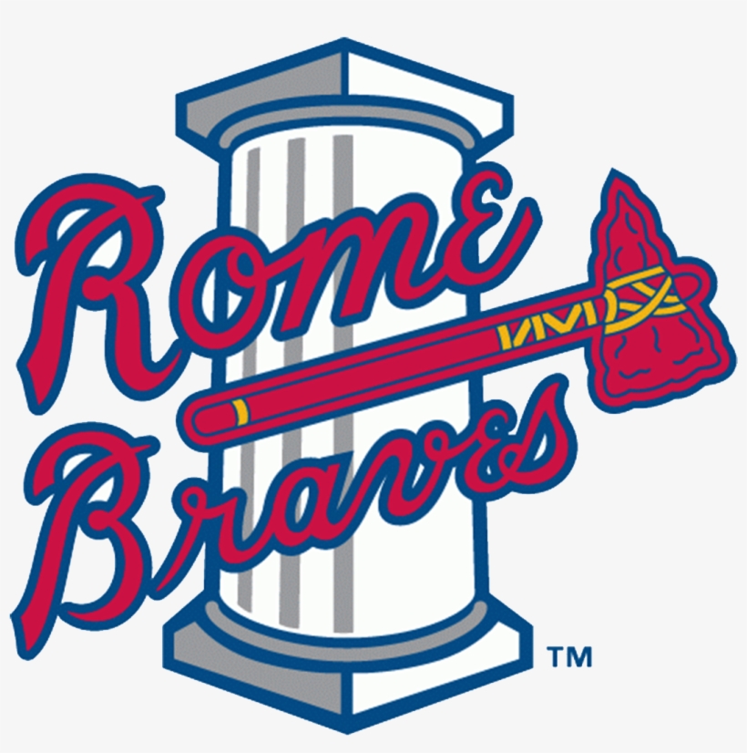 Rome Braves Logo - Atlanta Braves, transparent png