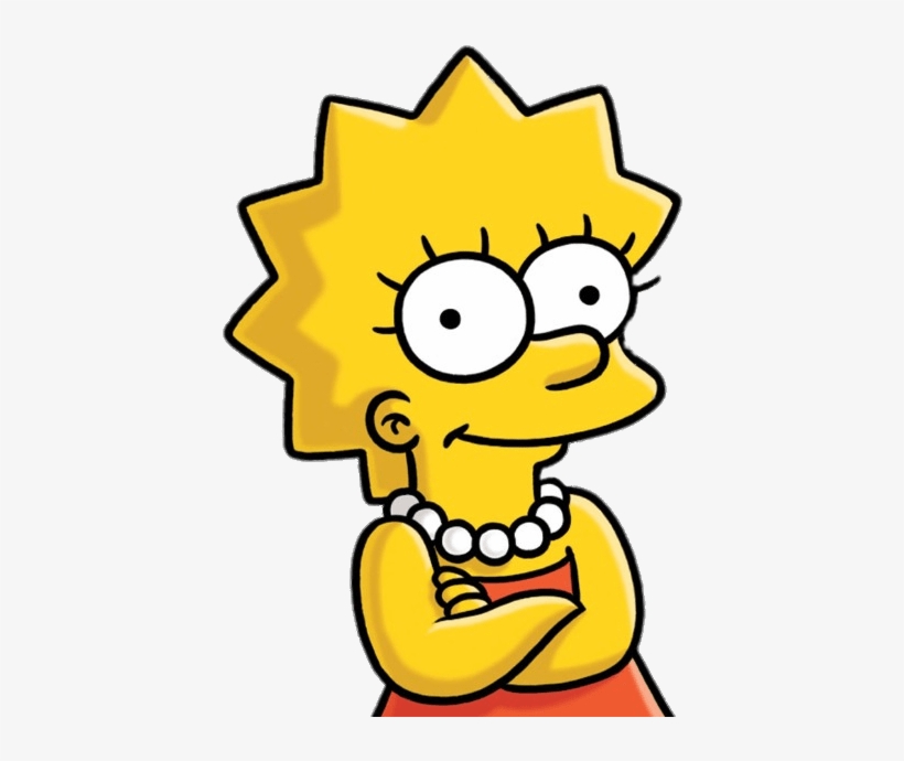 Lisa Simpson, transparent png