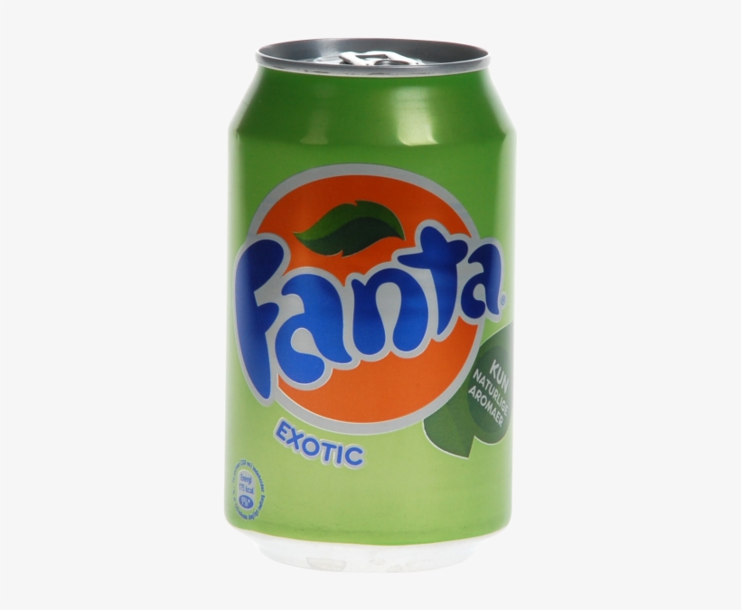 Fanta Apple Can 330ml, transparent png