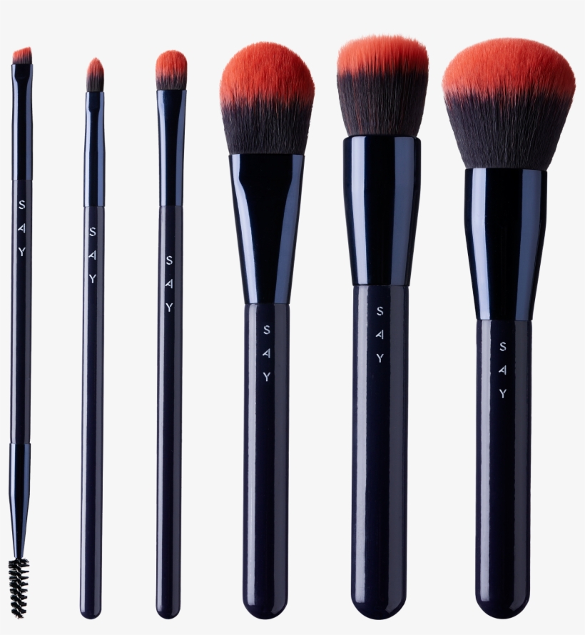 - 6 Basic Makeup Brushes, transparent png