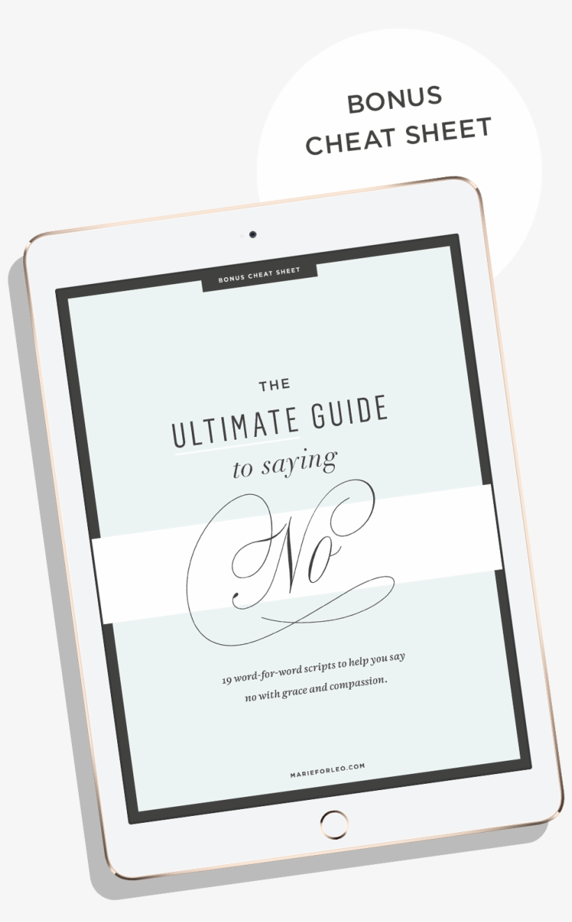 The Ultimate Guide To Saying No - Word, transparent png