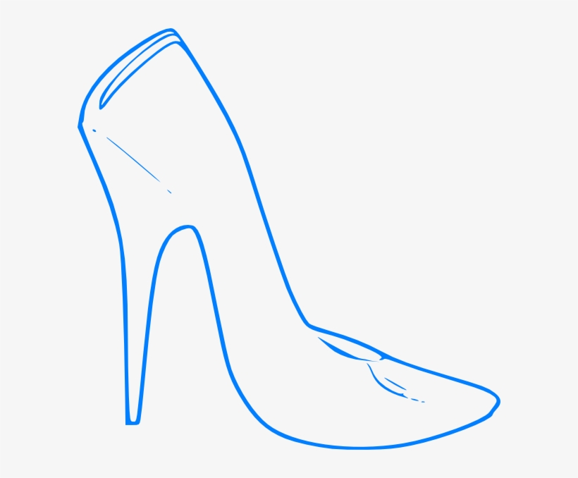 Blue High Heel Svg Clip Arts 600 X 598 Px, transparent png