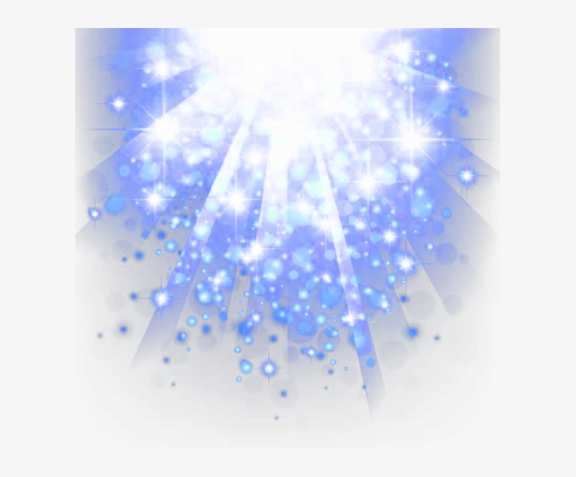 Burst Of Sparkles Psd - Blue Sparkle Png Transparent, transparent png