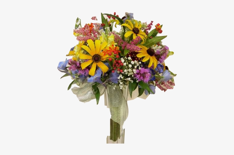Wild Flowers - Flower Bouquet - 434x471 PNG Download - PNGkit