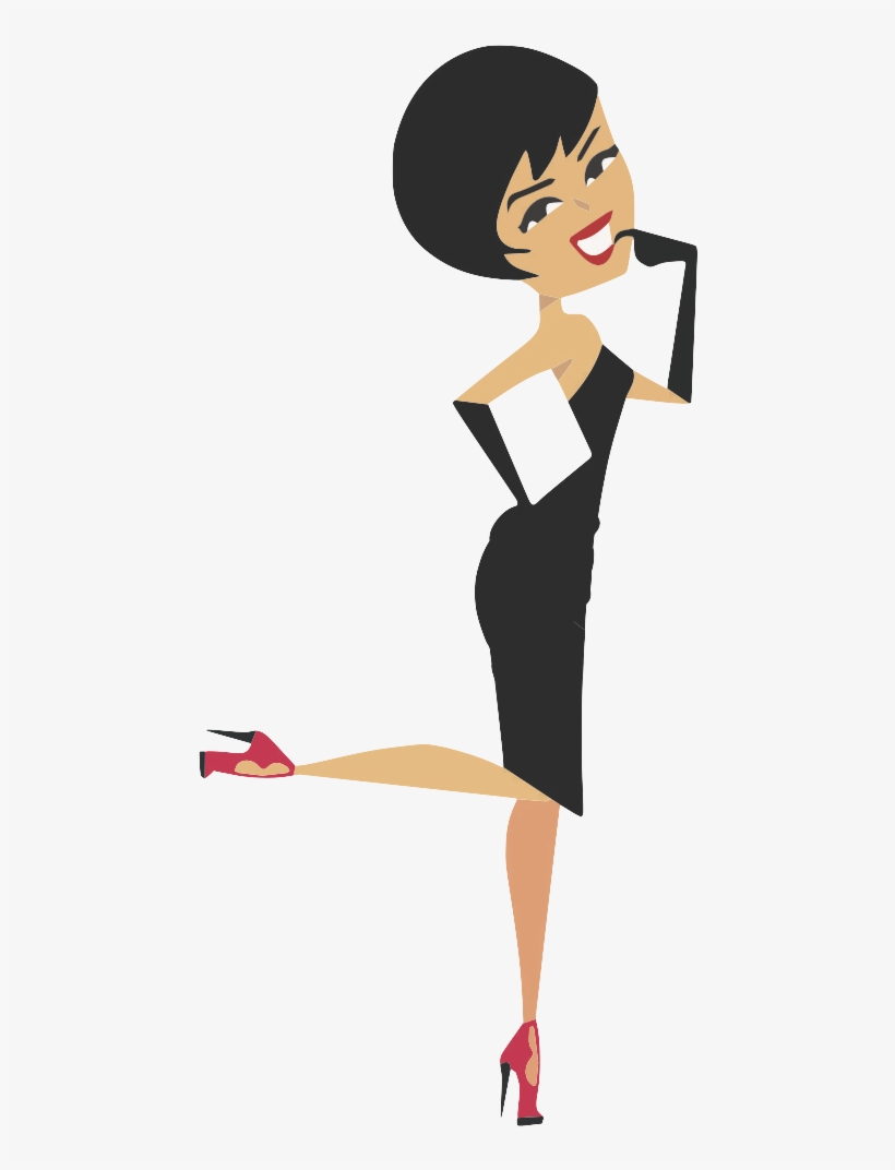 Personal Stylist Dallas Shopper And Image Tx - Little Black Dress Cartoon, transparent png