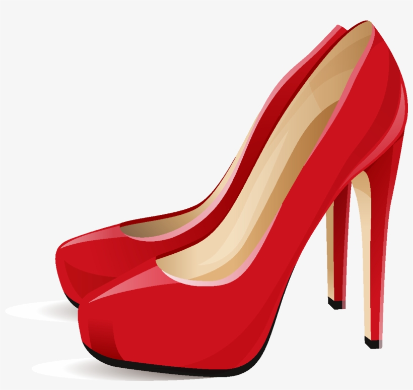 High-heeled Shoe, transparent png