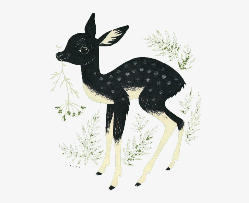 Gailmariefranklin Deer Illustration, Pattern Illustration, - Illustration, transparent png