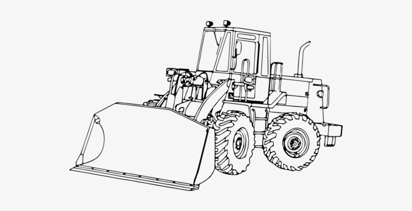 Loader Heavy Machinery John Deere Tractor Computer - Omalovanky Buldozer, transparent png