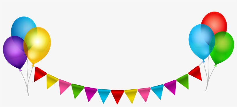 Balloon Clip Art - Balloons And Streamers Clipart, transparent png