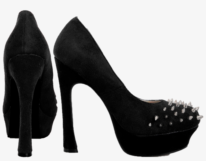 Black Women Shoes Png Image - Women Black Shoes Png, transparent png