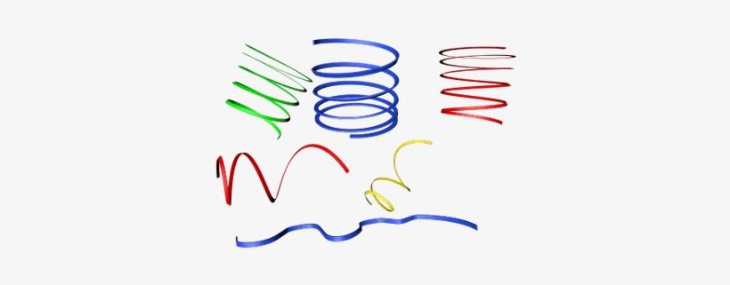 Streamers - Serpentinas Png, transparent png