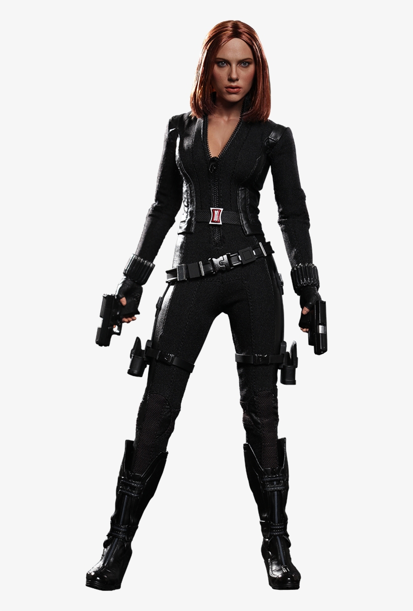 Black Widow Png Picture - Hot Toys Captain America - The Winter Soldier Black, transparent png