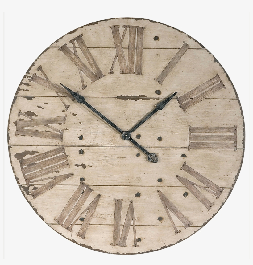 Wall Decor - Uttermost Harrington Clock, 36", transparent png