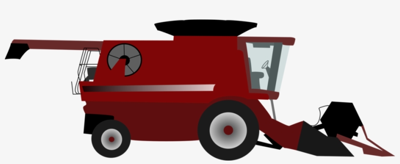 Combine Harvester John Deere Agricultural Machinery - Combine Harvester Clipart, transparent png