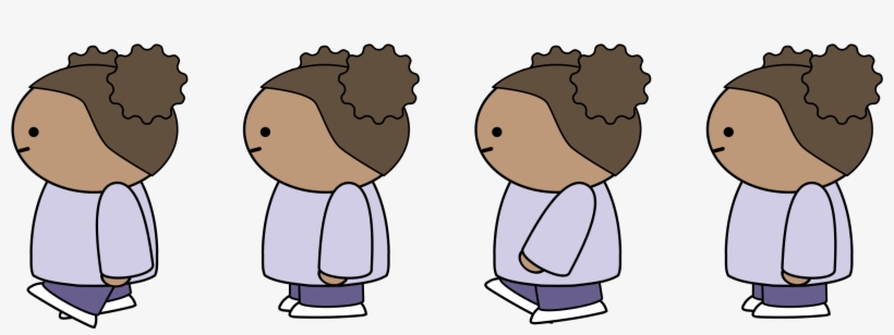 This Free Icons Png Design Of Walking Girl 2 Sprite, transparent png