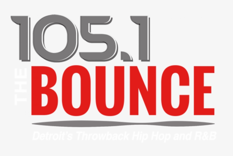 Detroit Radio Station Responds To Kanye West Slavery - 105.1 The Bounce Logo, transparent png