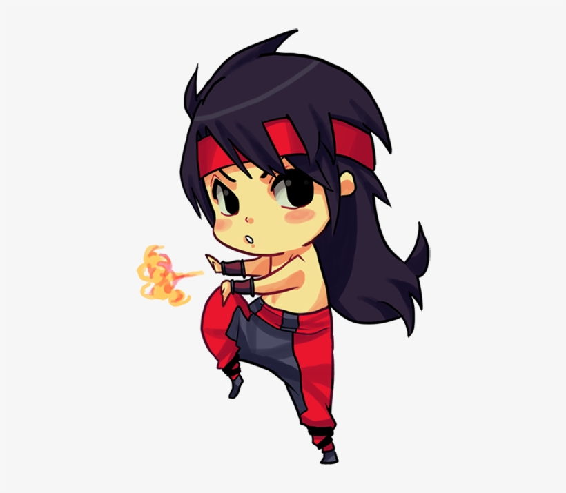 Huoooooohh By Felipenero On Deviantart Cartoon Pics, - Mortal Kombat Liu Kang Chibi, transparent png
