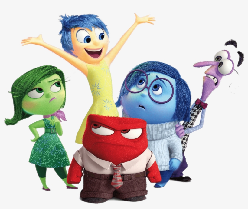Inside Out Characters - Emotions' Survival Guide [book], transparent png