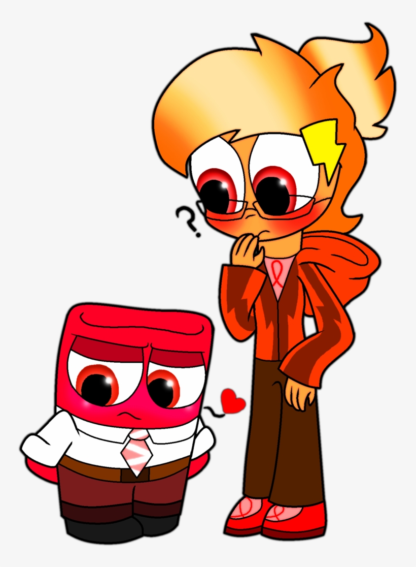 Courage And Anger By Pinksterthepuppet On Deviantart - Pixar, transparent png