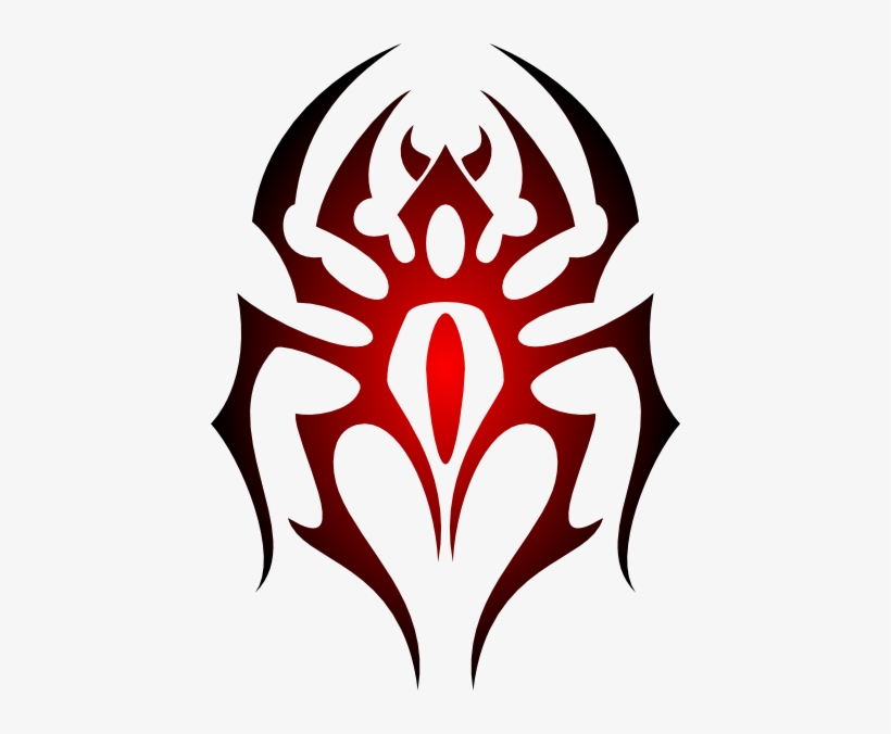 Black Widow Clip Art - Tribal Spider, transparent png