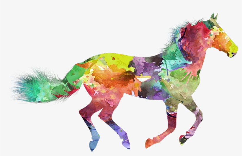 Free Photo Nice Horse Painted Colorful Max - Colorful Horse, transparent png