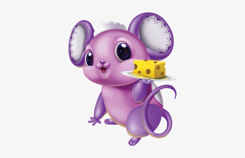 Café Cutie - Purple Mouse, transparent png