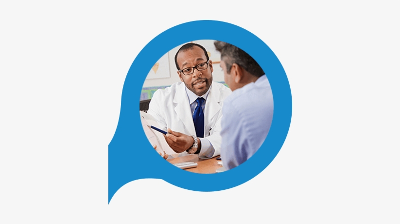 Physician Talking To A Business Person Left - Patient, transparent png