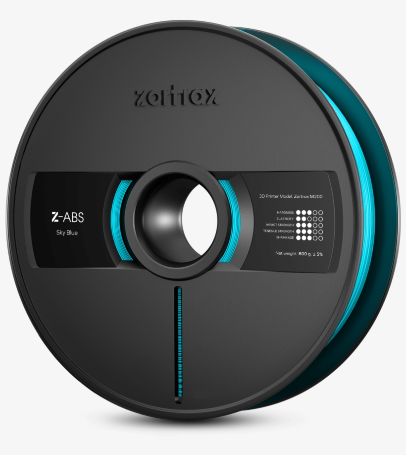 Zortrax Z-abs Sky Blue, transparent png