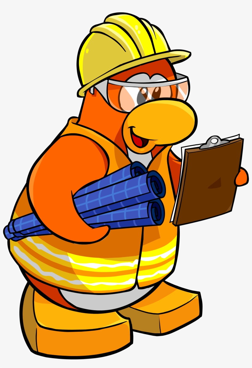 News 356 Support Story Construction Worker - Construction Worker Club Penguin, transparent png