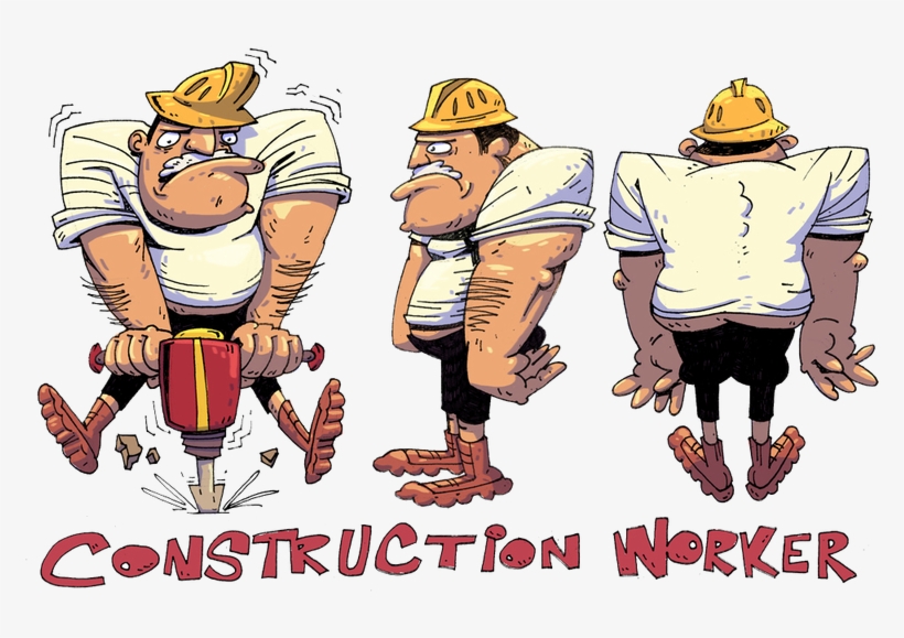 Construction Worker Earthling From Toejam And Earl - Cartoon, transparent png