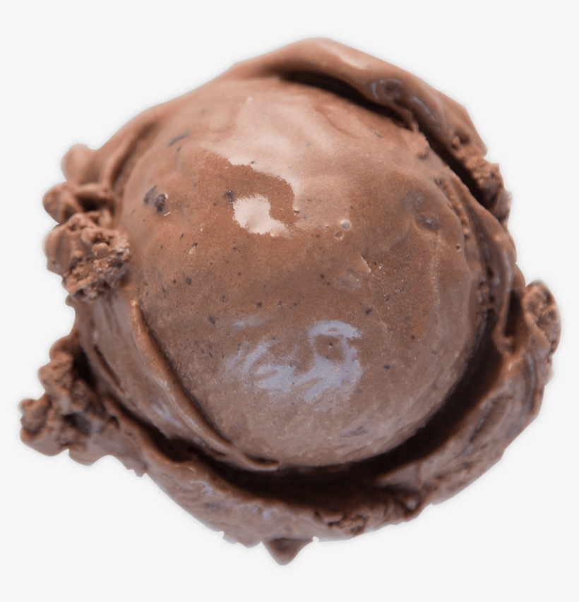 Chocolate Chocolate Chunk - Ice Cream Top View Png, transparent png