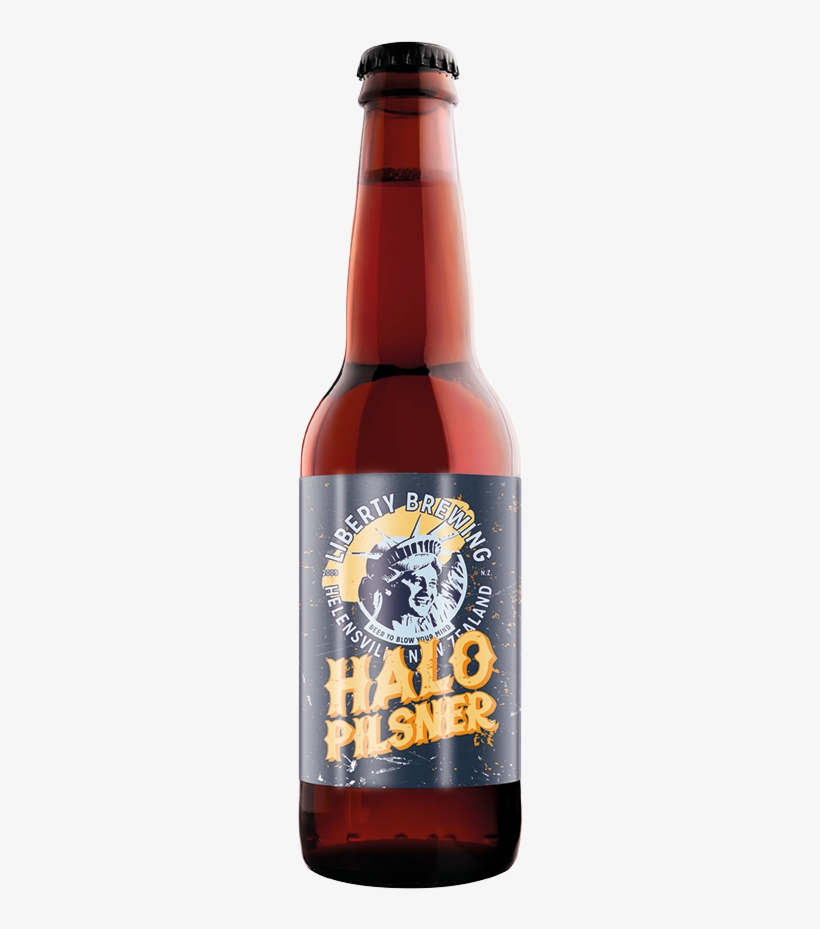 Liberty Brewing Halo Pilsner 330ml Bottle New - Pilsner, transparent png