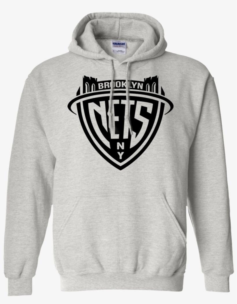 Brooklyn Nets Tshirt G185 Gildan Pullover Hoodie 8 - Walking With Mama Bear Matching Family T-shirts, transparent png