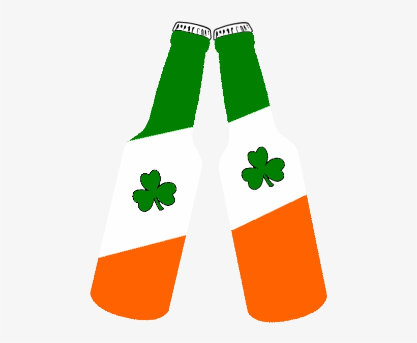 Beer Bottles Irish Flag - Irish Png, transparent png