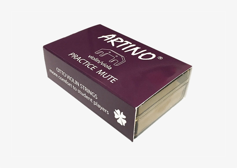 Artino Rubber Coated Metal Practice Mute For Violin, transparent png
