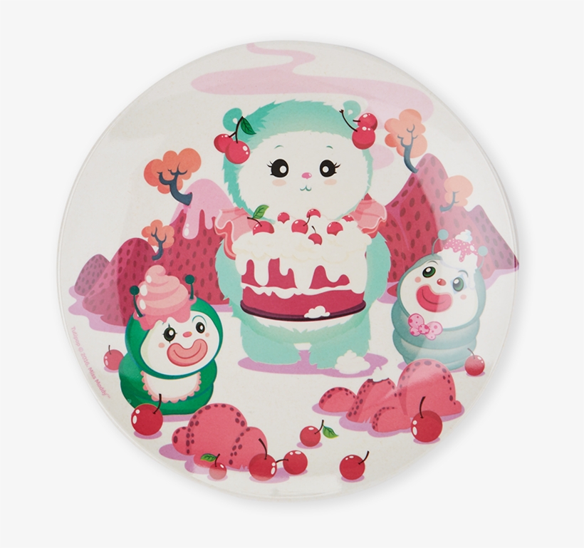Miss Maddy Bamboo Plate, transparent png