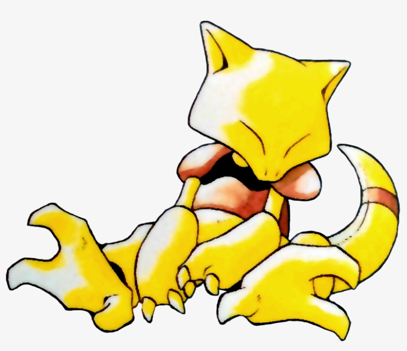 Abra Pokemon Red And Blue Official Art, transparent png