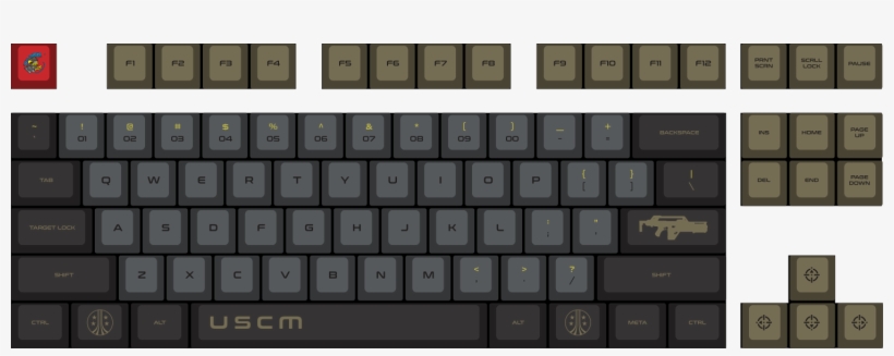 Choose Your Keycap Colors, transparent png