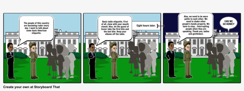 Obama On Etiquette, transparent png