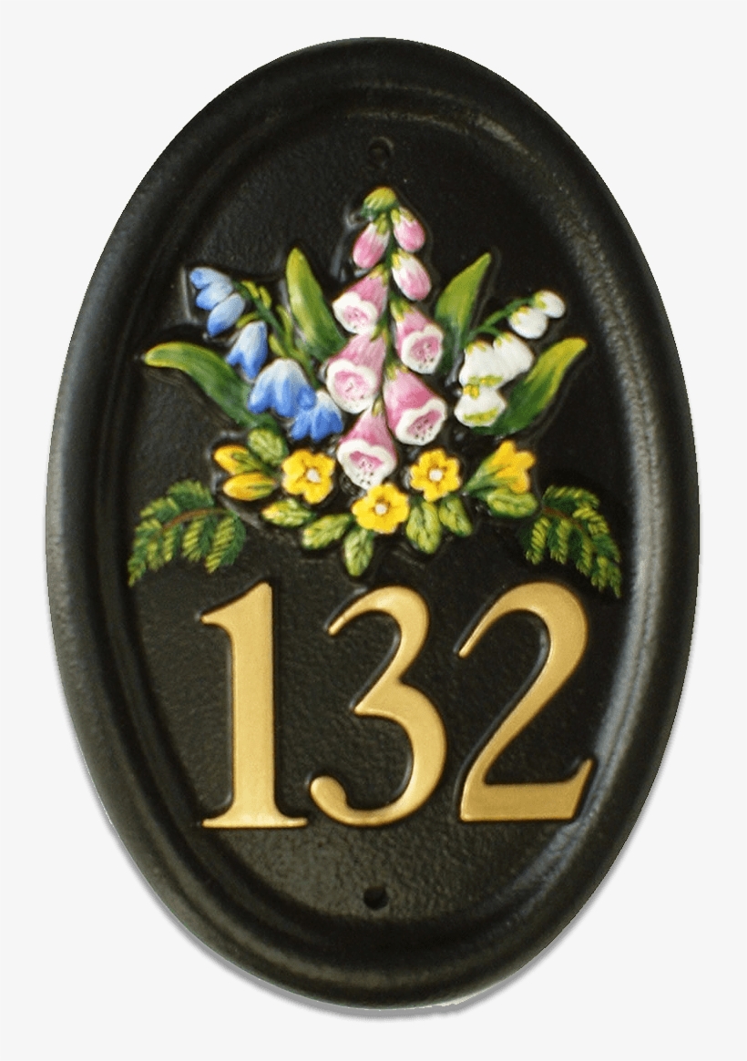 Wild Flowers House Sign, transparent png