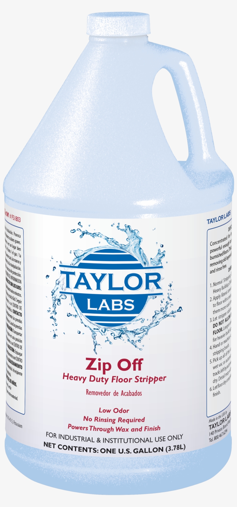 Zip Off Heavy Duty Floor Stripper, transparent png