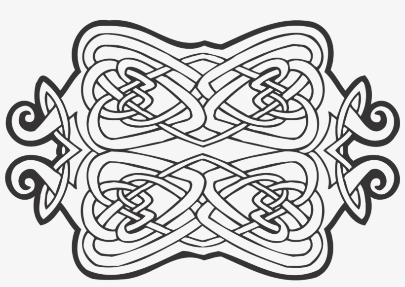 Celtic Ornament Vector Free Vine, transparent png
