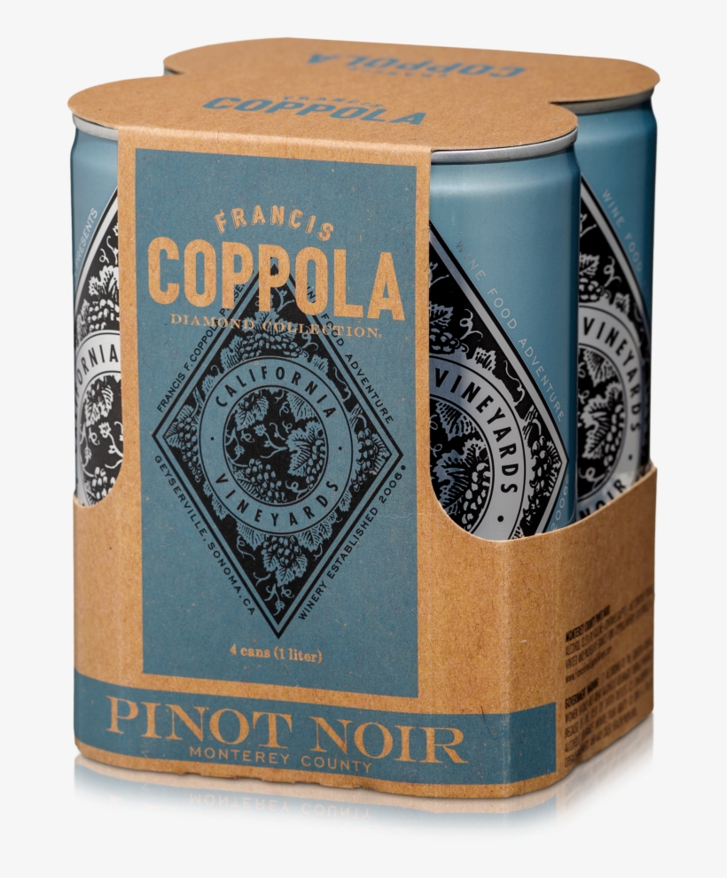 Francis Ford Coppola Diamond Collection 4-pack Pinot, transparent png