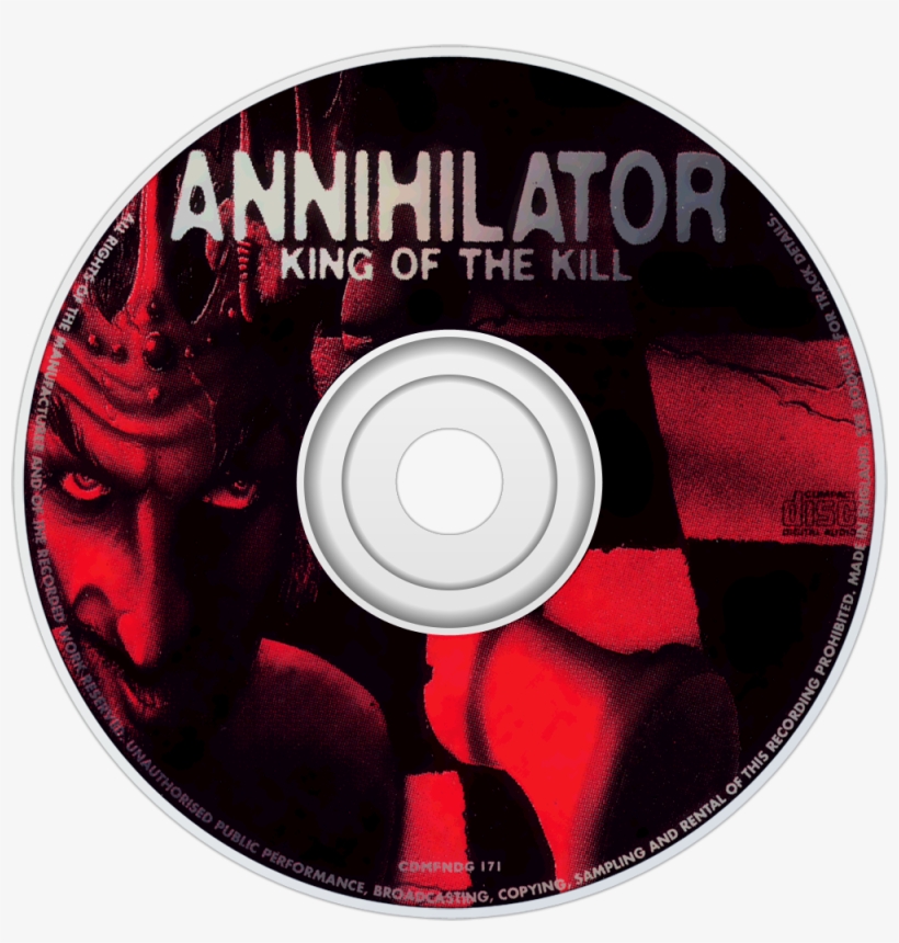 Annihilator King Of The Kill Cd Disc Image, transparent png