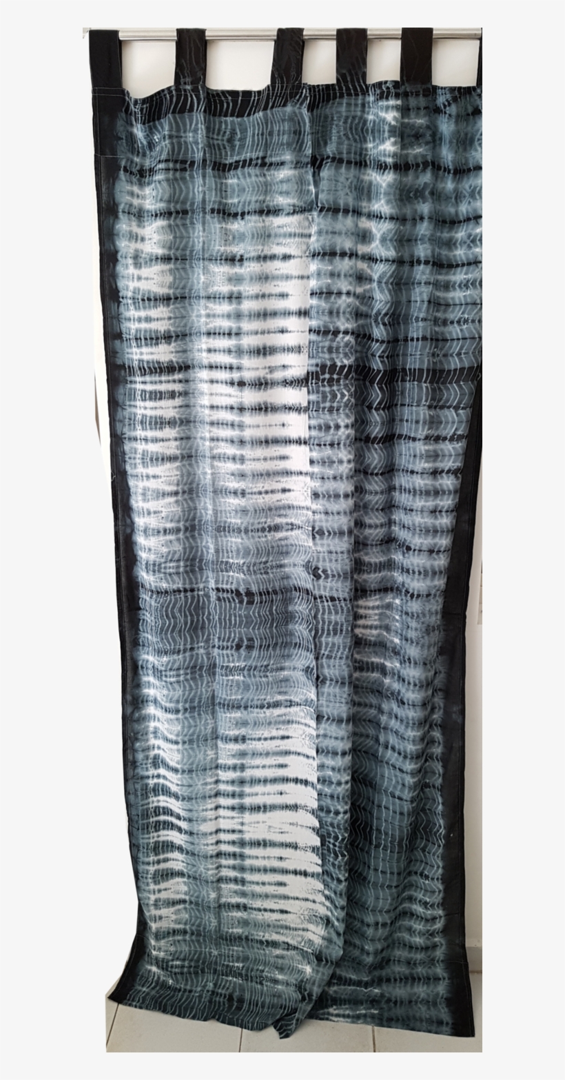 Shibori Sheer Curtain, transparent png